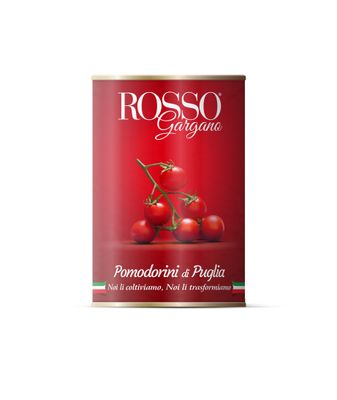 Томаты Rosso Gargano Pomodorini Черри в собственном соку, 400 г